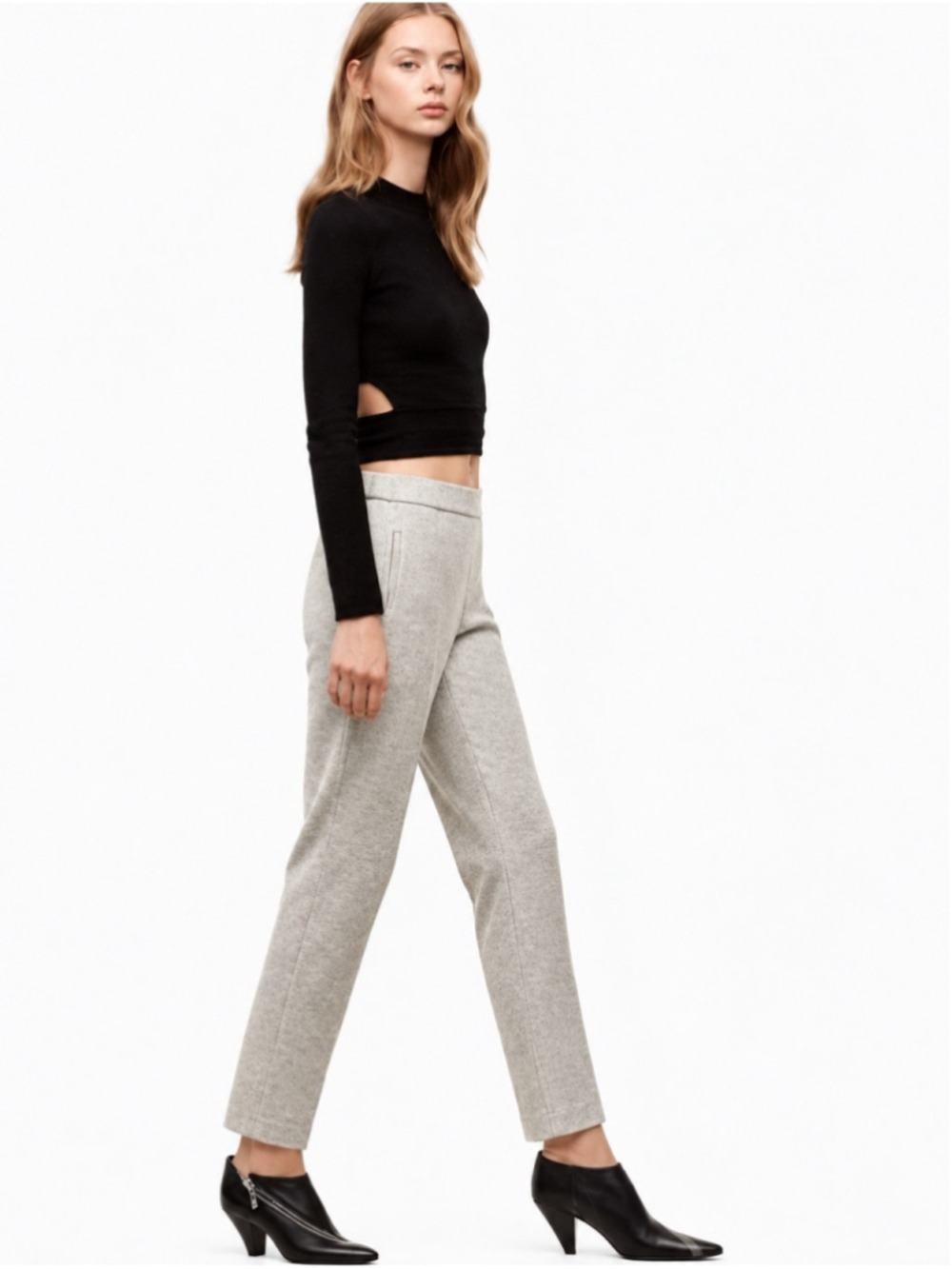 ARITZIA WILFRED DARONTAL WOOL CASHMERE PANTS SIZE 8